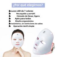 Máscara De Belleza LED De 7 Colores Control Táctil Dispositivo De Rejuvenecimiento Fotón Para El Rostro Belleza Doméstica - details 13