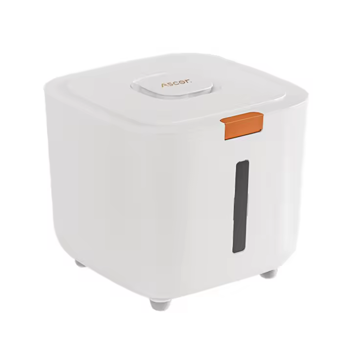 Contenedor De Almacenamiento Para Arroz Airtight Y Impermeable 10L Dispensador Multifuncional Para Alimentos Secos Alimentos Para Mascotas Organizador De Cocina - 1