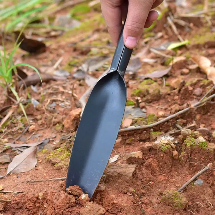 Shovel De Jardinería Multifuncional Herramienta Doméstica Para Plantar Y Transplantar Suelo Con Mango Antideslizante Acero De Mángano - 1