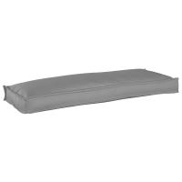 Cojín de Exterior vidaXL Gris Poliéster 110 x 40 x 8 cm Cojín de Sofá - details 1
