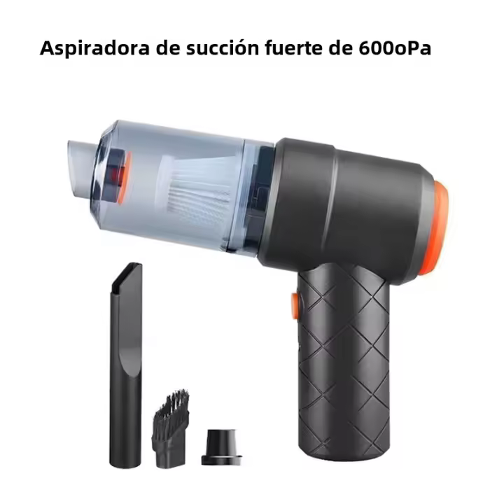 Aspiradora Portátil Para Coche Potente Y Recargable Mano Herramienta De Limpieza Para Auto Hogar Y Oficina Elimina Pelo De Mascotas - 1