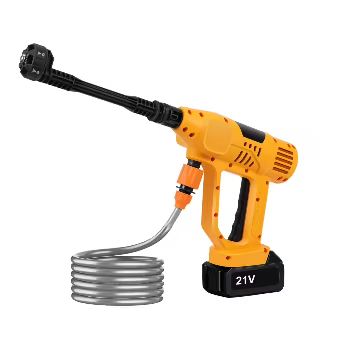 Pistola Hidrolimpiadora 21V 500W 65BAR con Pantalla - Motor con Escobillas, Potencia Ajustable 3 Modos, IPX5, 30 Min Autonomía ¡OFERTA! Envío 24h - 1