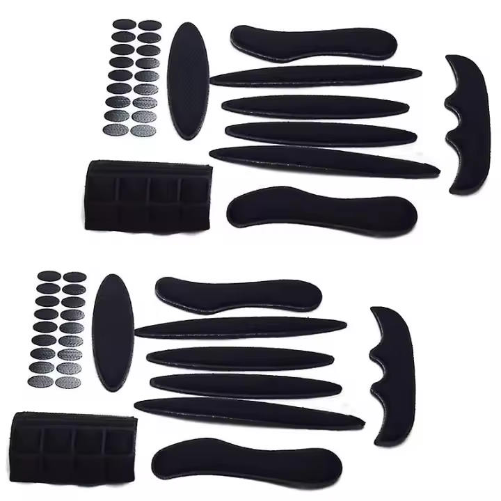2 Pack Universal Cycling Replacement Sponge Pads Set Helmet Cushions Kit For Bike Cycling Motorcycl - 1