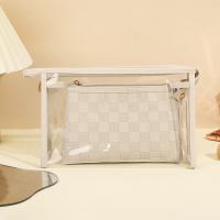 1-3 Uds Bolsas Neceser Transparente para Viaje, Neceser de Viaje para Maquillaje de PVC Portátil Organizador Cosmético con Cremallera, Estuche de Transporte para Mujer, Negocios,Baño - details 1
