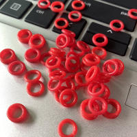 150pcs Anillos De Goma Para Teclado Mecánico MX Absorbedores De Choque Silenciadores under Key Caps Rojos Negros Y Claros - details 1