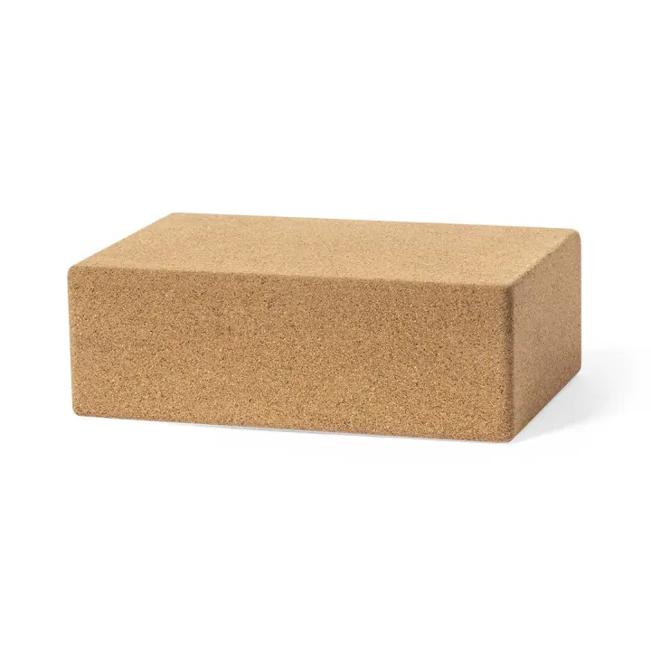 Pack de 2 Bloques Makito de Yoga de Corcho Natural. 22.5 X 7.5 X 15 Cm. Apto para Pilates, Meditación, Estiramientos, Posturas Asanas. Perfecto para Todo Tipo de Yoguis. Esquinas Redondeadas. Ecológicos. - 1