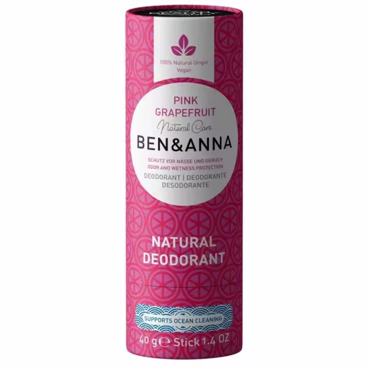 PACK 4 UDS. - Desodorante Pink Grapefruit Vegan 40g Ben Anna - 1