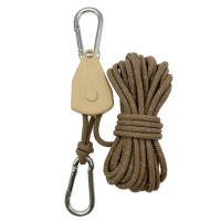 Cuerda De Acople Rápido Para Tienda De Campaña 5M Ajustable Con Pulley Reflectante Líneas De Hombre Para Exteriores Accesorios De Camping - details 29