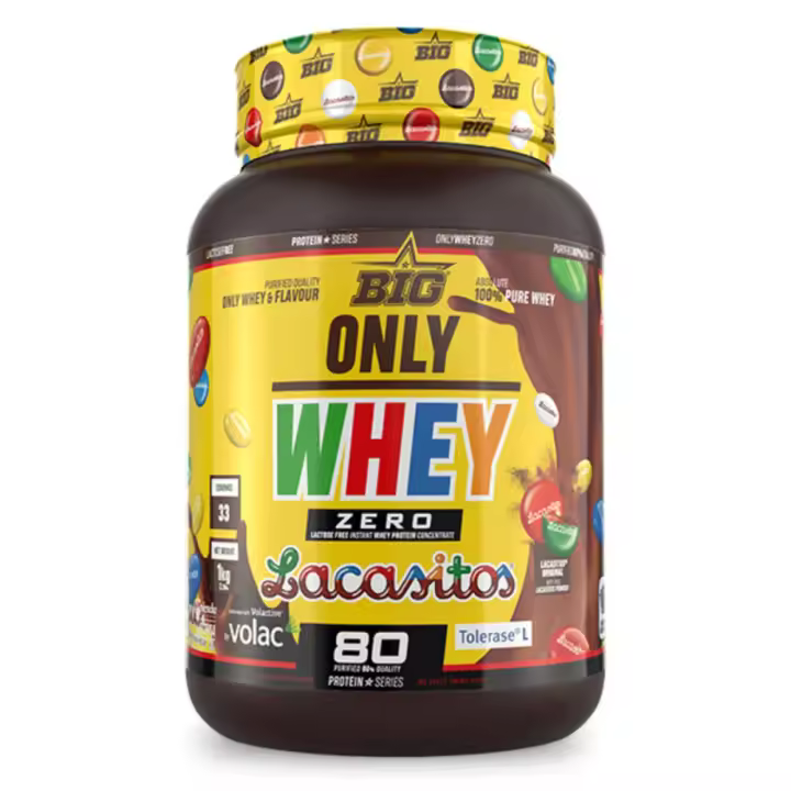 ONLY WHEY® Lacasitos - Proteína de suero sin lactosa en polvo 1 kg - 1
