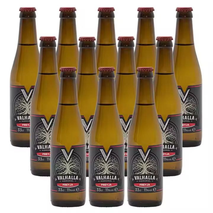 Valhalla Hidromiel - Freyja - Caja de 12 Botellines de 33cl - 1