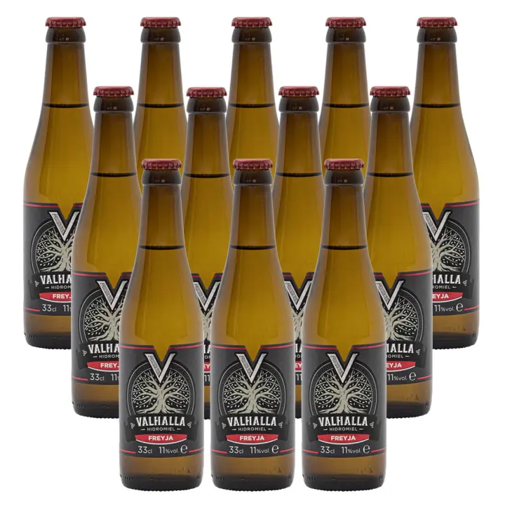 Valhalla Hidromiel - Freyja - Caja de 12 Botellines de 33cl - 1