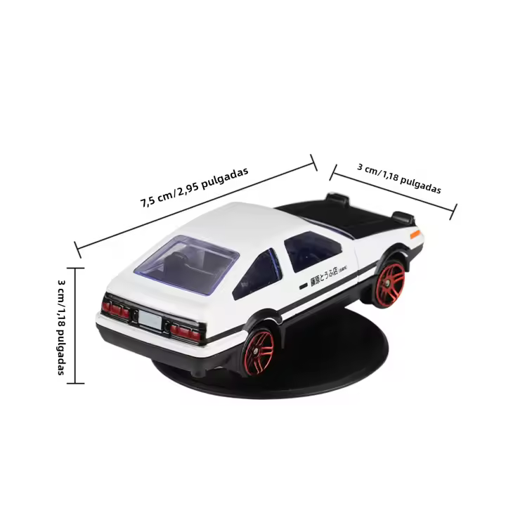 Modelo De Coche De Aleación Initial D Toyota AE86 Juguete De Metal Para Niños Regalos De Exquisita Trabajo Con Tofu Fujiwara - 1