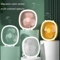 Cool & Cute Ventilador Portátil con Luz LED - Mesa y Camping - Ventilador USB (Rosa) - details 4