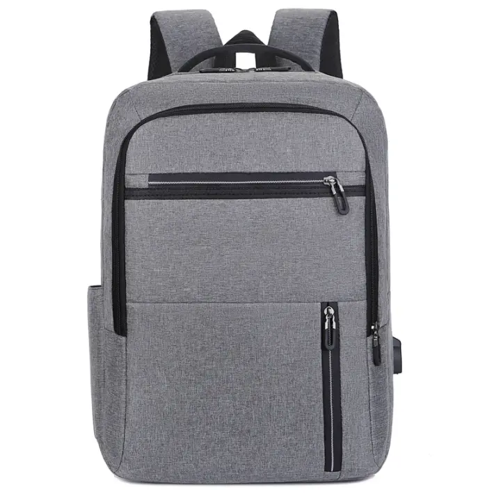 Mochila De Negocios multifuncional para hombre, bolsa impermeable para ordenador portátil, con carga USB, informal, de gran capacidad - 1