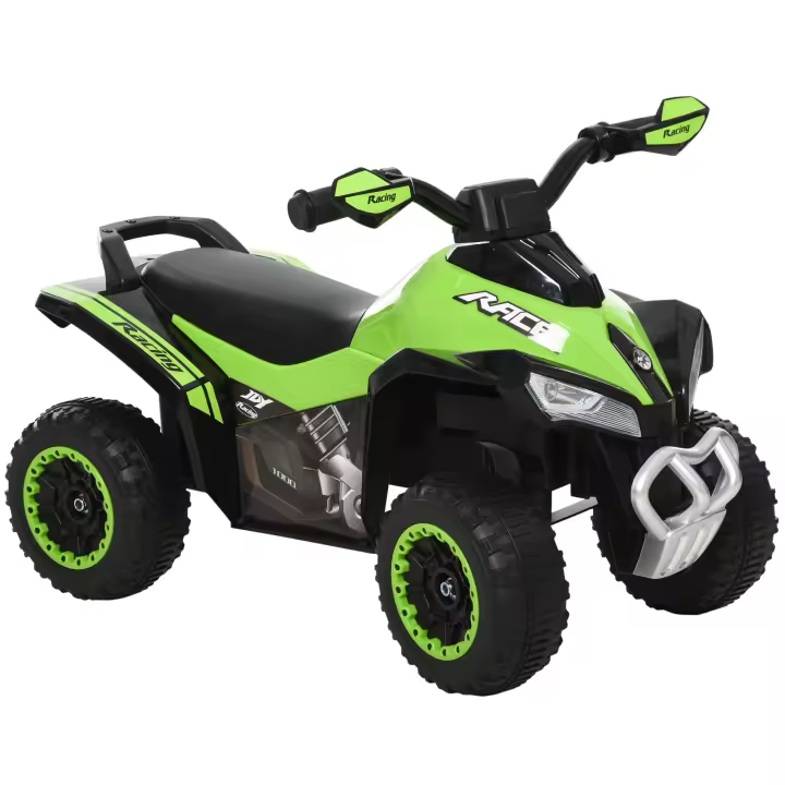 HOMCOM Quad Moto Correpasillo para Niños Mayores de 18-36 Meses con Función de Luces y Música Diseño Novedoso Soporta hasta 20 kg 67,5x38x44 cm - 1
