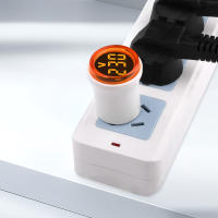 Voltímetro Digital LED AC 220V Con Interruptor Europeo Estándar 30mm Redondo/Cuadrado Medición Rango 50~500V Módulo De Medición - details 1
