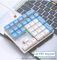 Teclado Numérico Mecánico Con 33 Teclas Y Luz Multicolor Para Finanzas Y Negocios Compatible Con Portátil Tipo De Conexión: Cableado - details 8