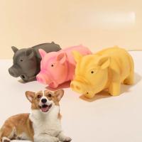 Juguetes Para Masticar De Goma Para Perros Con Sonido Y Silbido De Cerdo Juguetes De Látex Para Entrenamiento De Masticación Y Ruido Para Mascotas - details 0