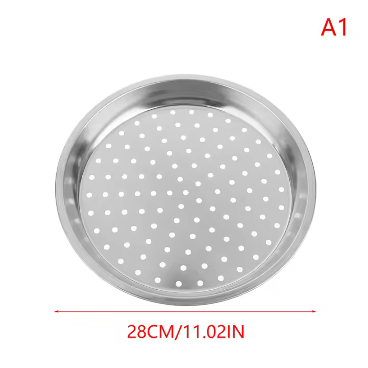 1Pieza Tenedor De Acero Inoxidable Para Hornear Y Cocinar Duradero Para Dumplings Y Pescado Placa De Vapor Para Mesa Al Aire Libre - 1
