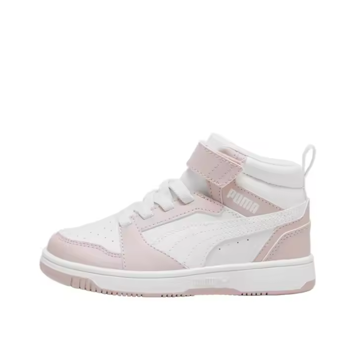 Puma-Rebote V6 Mediados de BCO/Rosa 396542-20 - 1
