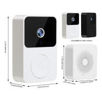 Timbre inalámbrico inteligente con cámara - Conexión WiFi a smartphone | Almacenamiento en la nube | Videovigilancia HD - details 0