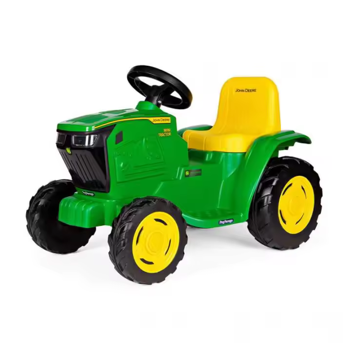 Peg Perego Tractor Infantil Eléctrico John Deere Mini 6V Batería Recargable - Correpasillos - 1