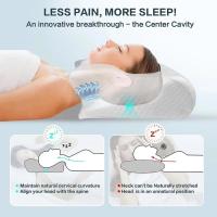 Almohada De Memoria Para El Cuello Con Forma De Mariposa 2 En 1 Almohada De Viaje Ergonómica Para El Descanso Del Cuello Y Espalda Cómoda Y Revestida De Poliéster - details 7