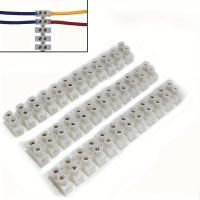 2Pcs Bloque De Terminales De Tornillo Con Barreira De 12 Maneras Conector De Cable Para Electrónica Y Electricidad - details 0