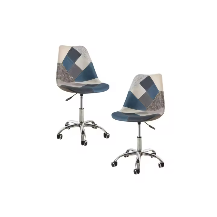 Pack 2 Sillas Neo Patchwork - Patchwork Blue - 1