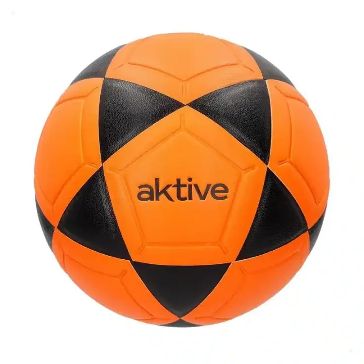 Balón de fútbol sala naranja y negro Aktive talla 3 54202 Colorbaby - 1