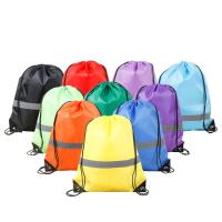 Nueva Mochila De Nylon Con Cordón Ruched Gran Capacidad Para Deportes Y Fitness Mochila Escolar De Hombro Unisex - details 0