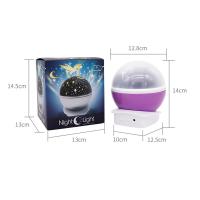 Lámpara Proyectora De Noche Rotativa Con Cielo Estrellado Y Unicornio Para Niños Y Bebés Luz LED Romántica USB/Batería AA Incluida - details 7