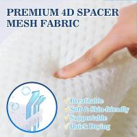 Almohada de baño de spa de lujo con tecnología de malla de aire 4D, hipoalergénica, ventosa antideslizante, soporte para cuello y espalda, secado rápido, lavable a máquina, accesorio de baño relajante de regalo - details 6