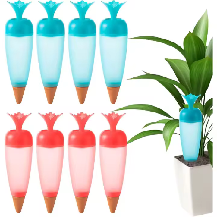 Picos de riego automáticos, insertos de riego automáticos para macetas y bolas de riego para plantas, unidades de bulbos de estaca para riego de plantas - 1