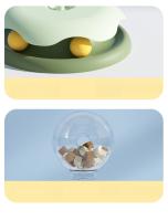 Juguete Para Gatos Alimentador Rota 360° Bola De Leche Transparente Juguetes Interactivos Para Gatos Alivia La Monotonía Tamaño 21.5x29cm - details 7