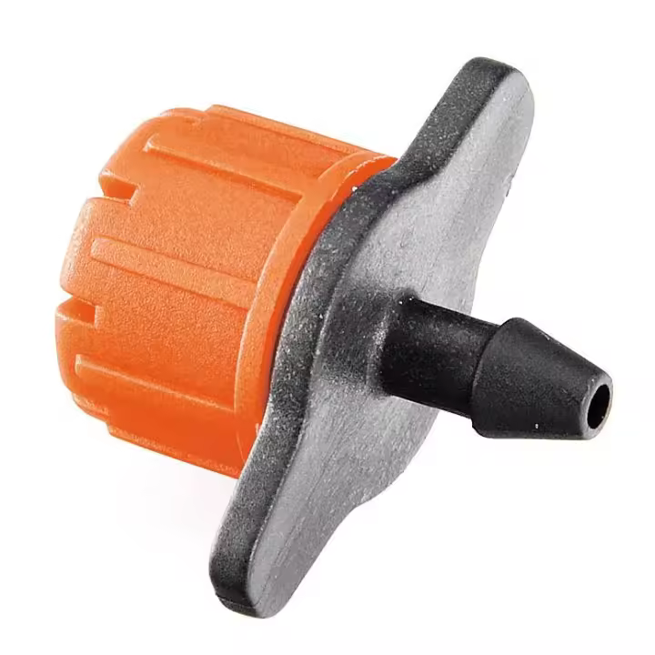 ABRISA - PACK DE 25 UNIDADES - GOTERO REGULABLE GRAN CAUDAL, regulables de caudal ajustable de 0 a 70 litros por hora. - 1