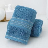Toalla Universal De Algodón Gruesa Y Altamente Absorbente Para Adultos Y Niños Color Sólido Amigable Con La Piel Para Baño - details 5