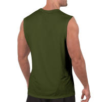 Chaleco Sin Mangas Para Hombre De Color Sólido Con Cuello En V Transpirable Y Casual Adecuado Para Fitness Y Deportes - details 16