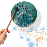 Steel Tongue Drum De 3 Pulgadas Con 6 Notas Instrumento De Percusión Balmy Drum Con Mallets Para Meditación Yoga Principiantes Profesionales Familia - details 8