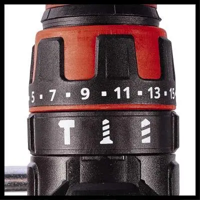 Einhell Taladro percutor TE-CD 18/48 Li-i-Solo Power X-Change 18 V, Rojo, Negro - 1