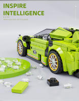 Juguete Educativo De Coche Deportivo De 313 Piezas Bloques Constructivos Compatible Con Otros Set De Caja De Exhibición Transparente Regalos Para Niños Y Niñas De 6 a 12 Años - details 3