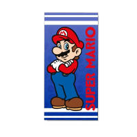 SUPER MARIO TOALLA POLYESTER 70*140 CM CON GORRA DE NINO PARA PLAY ,PARA REGALO, REY,NINO,COLOR AZUL Y ROJO,COLECIONISTA - details 3