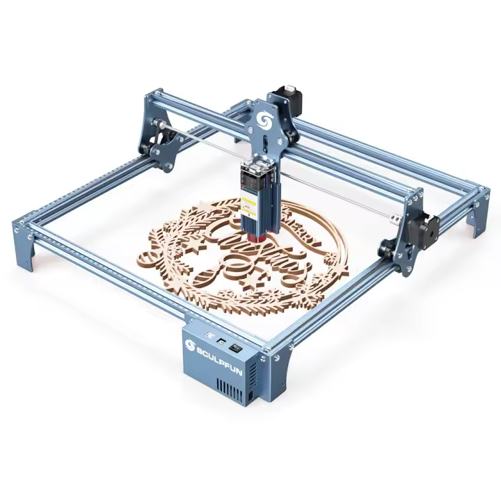 Sculpfun S9 Máquina de grabado láser CNC de metal completo, Grabador láser de 5.5W de alta precisión con área de grabado de 410x420mm - 1