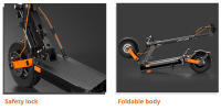 Patinete Scooter Eléctrico JOYOR S5 Pro, Batería 48V 26Ah, Motor 500W, Velocidad Máxima 25 km/h, Autonomía 70-100 km, Neumáticos 10 Pulgadas, Tecnología de Control de Crucero, Pantalla LCD, para Uso Diario y Desplazamientos Urbanos - details 7