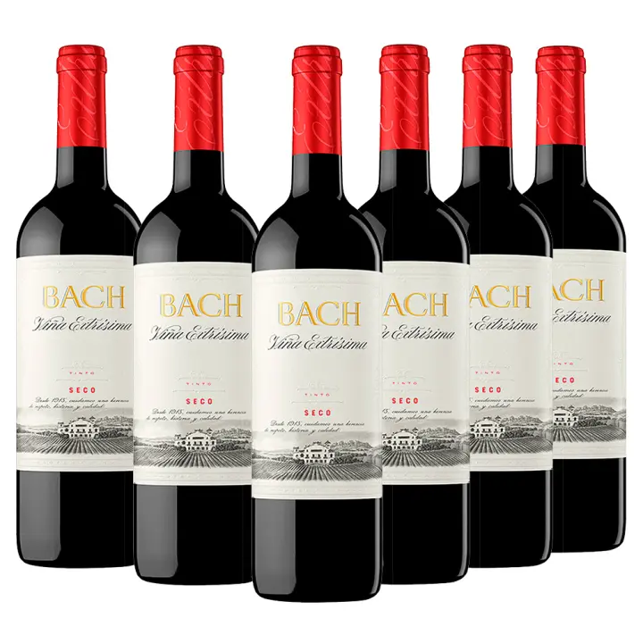 Bach Viña Extrísima - Vino Tinto Seco - Caja 6 botellas 75cl - 1