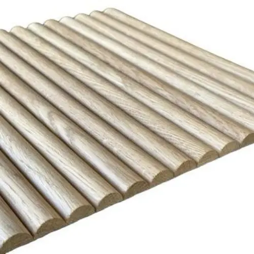 Panel Flexible Ondulado MADERTERRANEO  en Madera Natural de Roble 2400×300 mm - 1