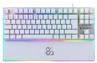 Newskill Gungnyr TKL Pro Ivory  Switch Red  Teclado Gaming Optomecánico - details 1