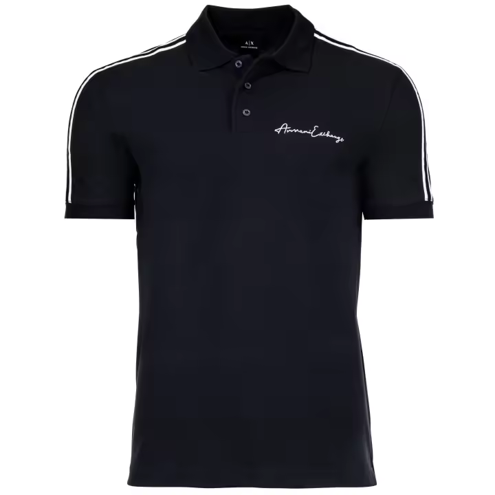A|X ARMANI EXCHANGE polo hombre - Camiseta, logo, unicolor, algodón - 1