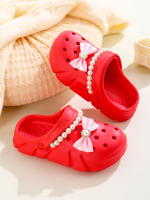 Zapatillas De Hadas Para Niñas Clogs Transpirables Con Accesorios De Lazo Zapatos De Jardín Antideslizantes Para La Playa Zapatillas De Verano Para Niñas - details 22