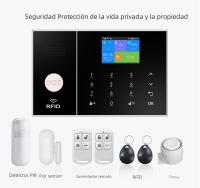 Sistema De Alarma De Seguridad Wifi Tuya YAOSHENG Con Alexa Detector De Movimiento Y Fumador Sensor De Puerta Y Ventana IP Cámara Compatible Con Alexa Y Tuya - details 2